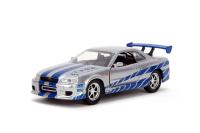 Rychle a zběsile Nissan Skyline GTR R34 1:32
